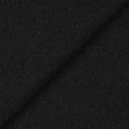 Tessuto in lana cotta nero
