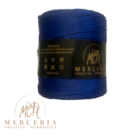 Cordoncino Glenda 3 mm 500 g Colore Blu Elettrico 13