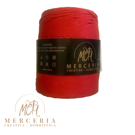 Cordoncino Glendy 3 mm 500 g rosso 11