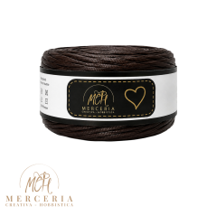 Fettuccia in ecopelle colore marrone da 1,8 cm