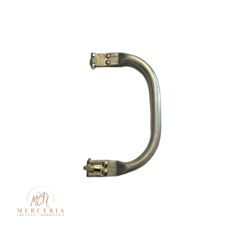 Offerta 4 Manici per Borsa in Metallo Rettangolari a Molla 12 cm – 10 €
