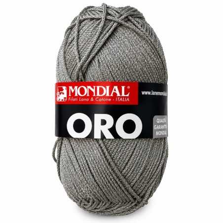 Filato Mondial Argento 100 g – 250 m – Filato Luminoso per Scialli