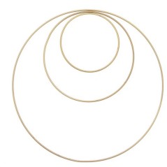 Kit cerchi colore oro borsa moon- Merceria creativa